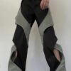 Stitching Street Wide Legs Pants